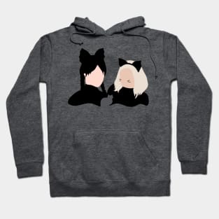 The black cats - Wednesday and enid Hoodie